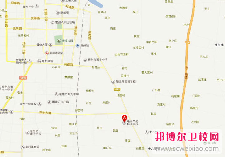 亳州中藥科技學(xué)校地址在哪里，哪個(gè)地區(qū)，哪個(gè)城市?